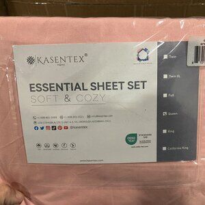 New Original Packaging - KASENTEX Sheet Sets - Pink - Any Size - 2429